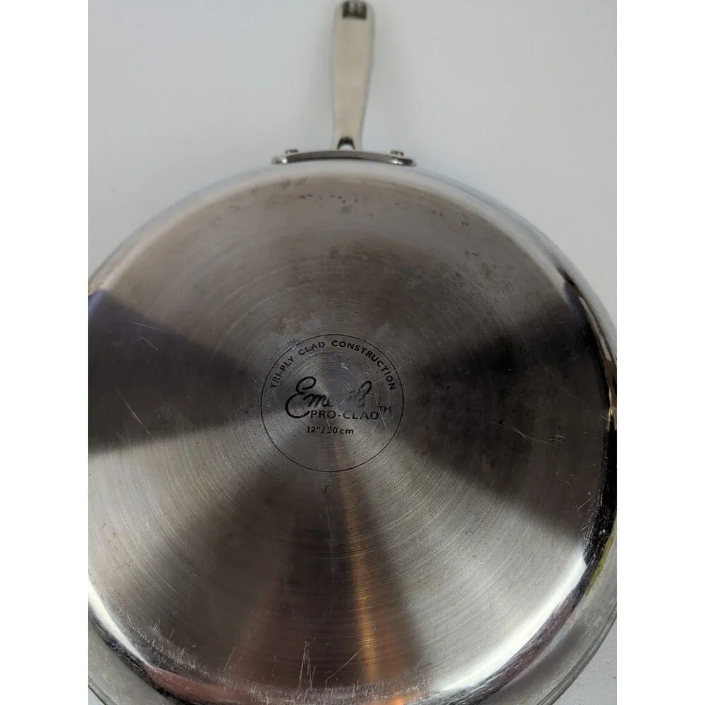 Emeril Pro-Clad 12” Stainless Steel Frying Pan Tri-Ply